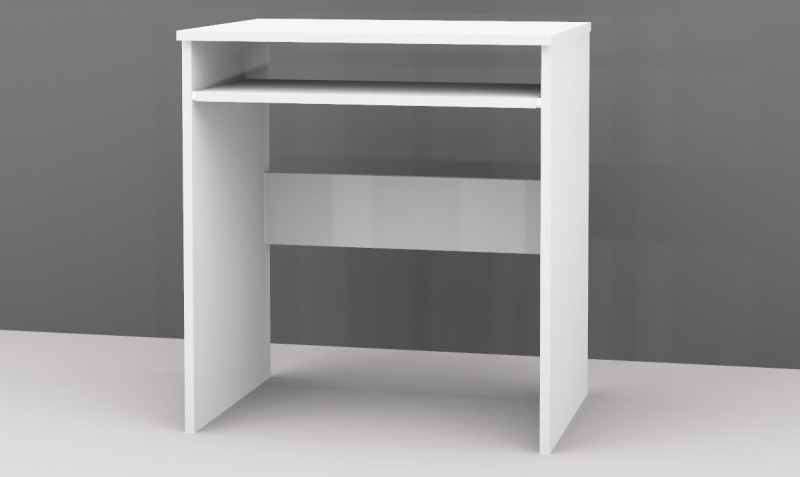 Biely kancelársky stôl šírka 70 cm Bipar