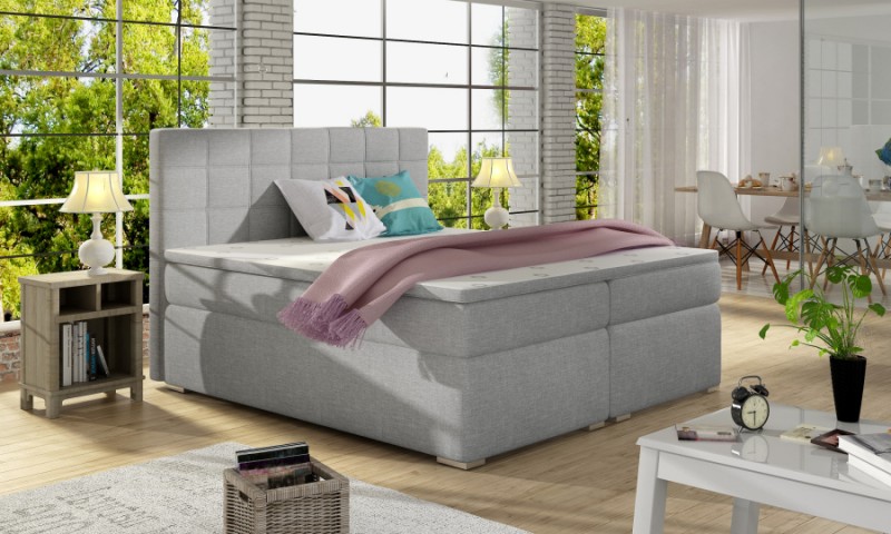 Moderná štýlová posteľ 180 x 200 cm typu boxspring Alie