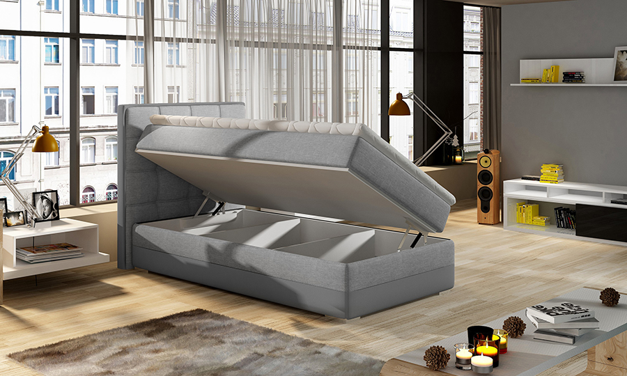 Jednolôžková boxspring posteľ Ester 90x200 cm