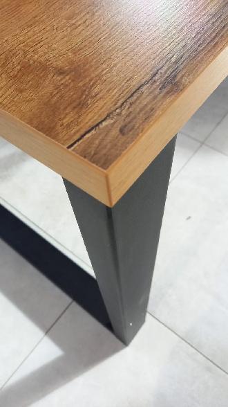 Jedálenský stôl Industrial dub aristan 185x90 cm