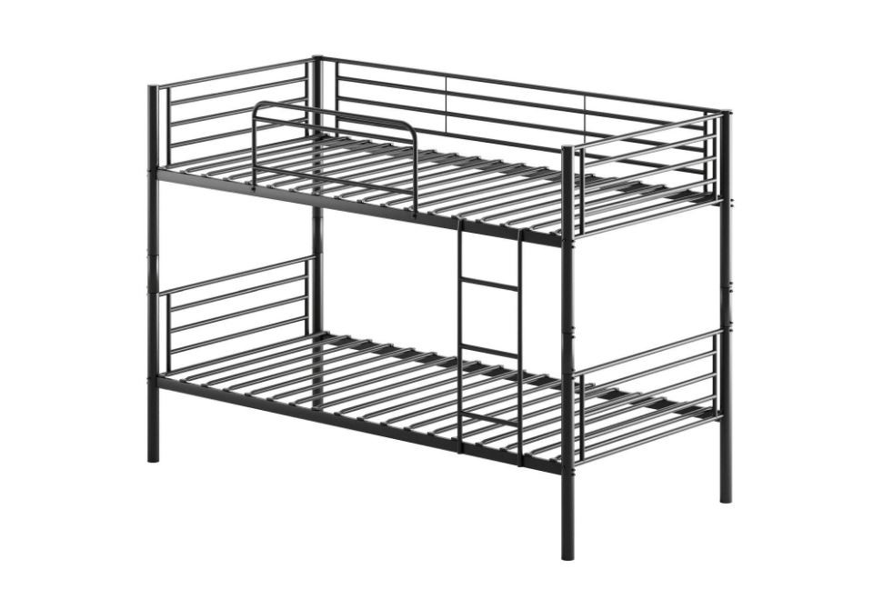 Poschodové rozkladacie postele kovové 2v1 90 x 200 cm