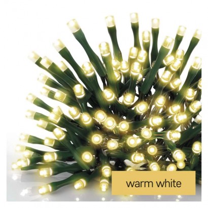 Vianočná reťaz LED teplá biela 12 m