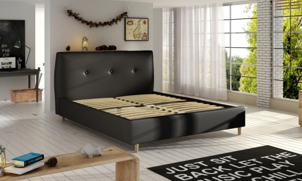 Čalúnená manželská posteľ 140 x 200 cm Anglia