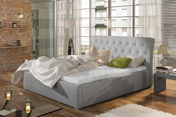 Čalúnená posteľ s úložným priestorom 180 x 200 cm Mia