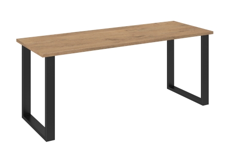 Moderný jedálenský stôl Industrial dub lancelot 185x67 cm