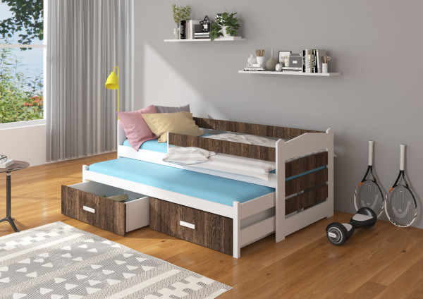 Detská posteľ 80x180 cm Zeya so zábranou
