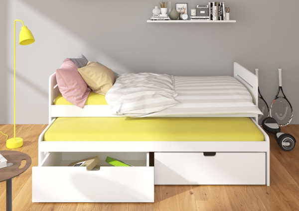 Detská posteľ Arie 90x200 cm s prístelkou