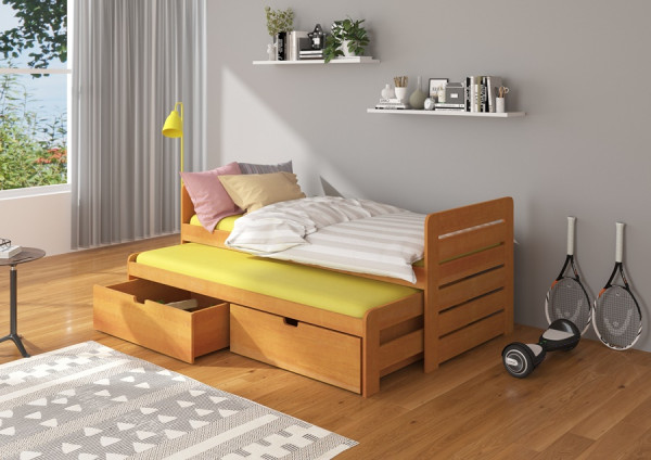 Detská posteľ Arie 90x200 cm s prístelkou