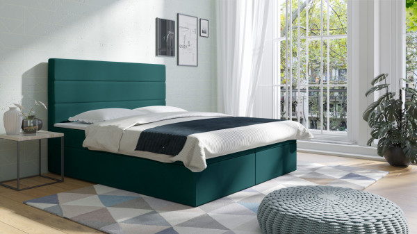 Čalúnená posteľ Leith 200x200 cm