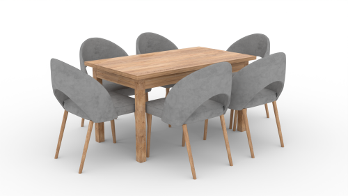 Jedálenský set - stôl + stolička RODOS 82