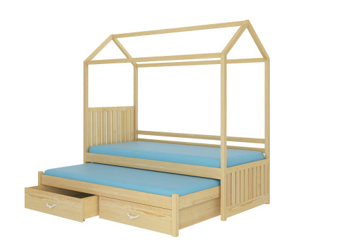 Domčeková detská posteľ JONASZEK 200 x 90 cm