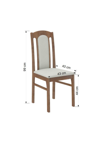 Drevená jedálenská stolička K1
