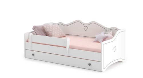 Detská posteľ s matracom EMKA Gray 160x80
