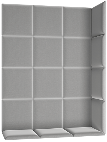 Nástěnný čalouněný panel Quadratta 120x160