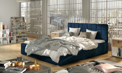 Čalouněná postel Grand  + dřevěný rošt